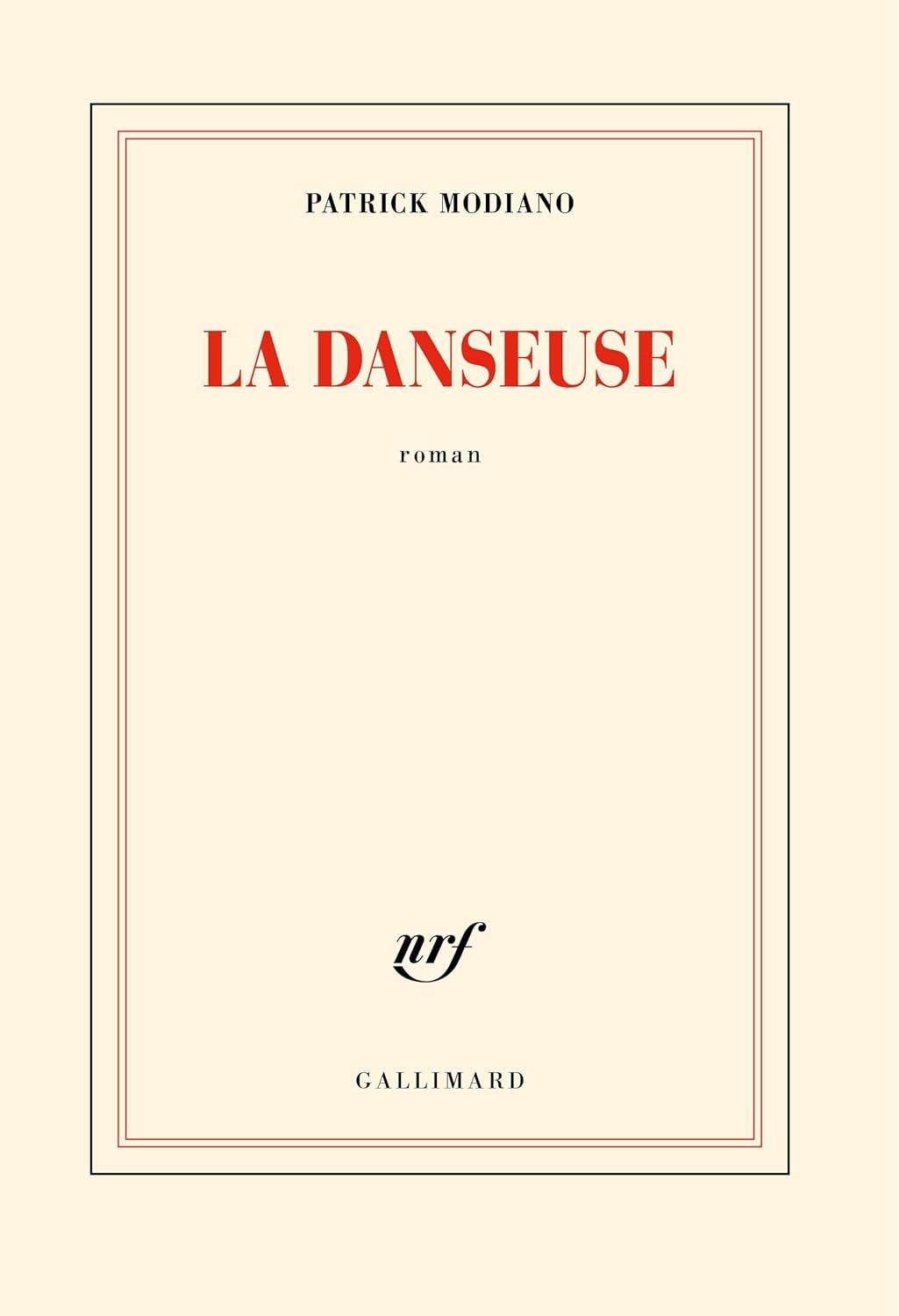 Patrick Modiano - La danseuse